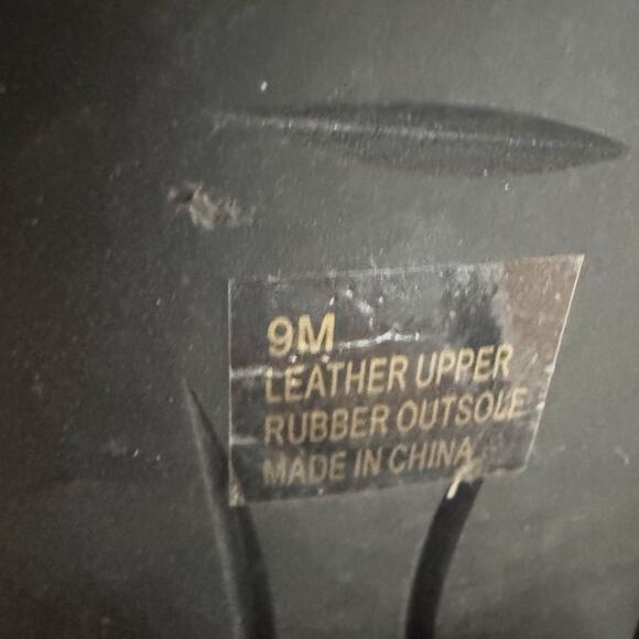 Two Lips Women 9 Black Leather Ankle Boots With Fringe - Picture 6 of 7